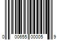 Barcode Image for UPC code 000655000059