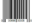 Barcode Image for UPC code 000656000058