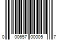 Barcode Image for UPC code 000657000057