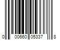 Barcode Image for UPC code 000660053378