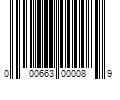 Barcode Image for UPC code 000663000089