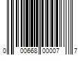 Barcode Image for UPC code 000668000077