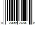 Barcode Image for UPC code 000669000069