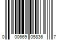 Barcode Image for UPC code 000669058367