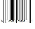 Barcode Image for UPC code 000671092021