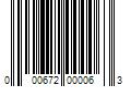 Barcode Image for UPC code 000672000063