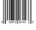 Barcode Image for UPC code 000672261433