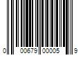 Barcode Image for UPC code 000679000059