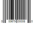 Barcode Image for UPC code 000679000080