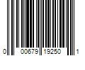 Barcode Image for UPC code 000679192501