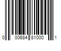 Barcode Image for UPC code 000684810001