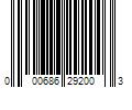 Barcode Image for UPC code 000686292003