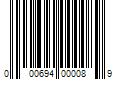 Barcode Image for UPC code 000694000089