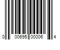 Barcode Image for UPC code 000695000064