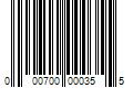 Barcode Image for UPC code 000700000355