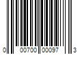 Barcode Image for UPC code 000700000973