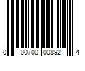 Barcode Image for UPC code 000700008924