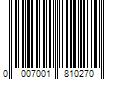 Barcode Image for UPC code 00070018102713