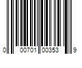 Barcode Image for UPC code 000701003539