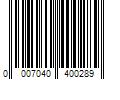 Barcode Image for UPC code 00070404002825