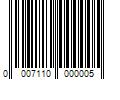 Barcode Image for UPC code 00071100000092