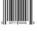 Barcode Image for UPC code 000711000085