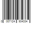 Barcode Image for UPC code 00071249343326