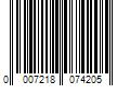 Barcode Image for UPC code 00072180742018