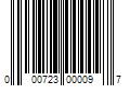 Barcode Image for UPC code 000723000097