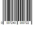 Barcode Image for UPC code 0007240000722