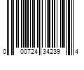 Barcode Image for UPC code 000724342394