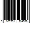 Barcode Image for UPC code 00072512045329