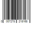 Barcode Image for UPC code 00072782181673