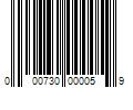 Barcode Image for UPC code 000730000059