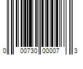 Barcode Image for UPC code 000730000073