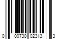 Barcode Image for UPC code 000730023133