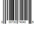 Barcode Image for UPC code 000730740405