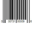 Barcode Image for UPC code 000731000096