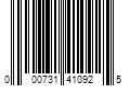 Barcode Image for UPC code 000731410925