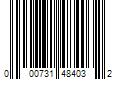 Barcode Image for UPC code 000731484032