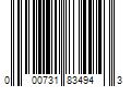 Barcode Image for UPC code 000731834943