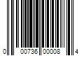 Barcode Image for UPC code 000736000084