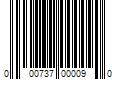 Barcode Image for UPC code 000737000090