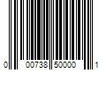 Barcode Image for UPC code 000738500001