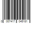 Barcode Image for UPC code 00074170451801