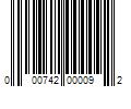 Barcode Image for UPC code 000742000092