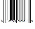 Barcode Image for UPC code 000745000075