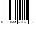 Barcode Image for UPC code 000751500057