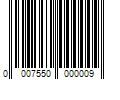 Barcode Image for UPC code 00075500000034