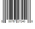 Barcode Image for UPC code 000757272408